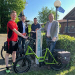 Ladestation für E-Bikes nun auch beim Freibad in Hengstforde
