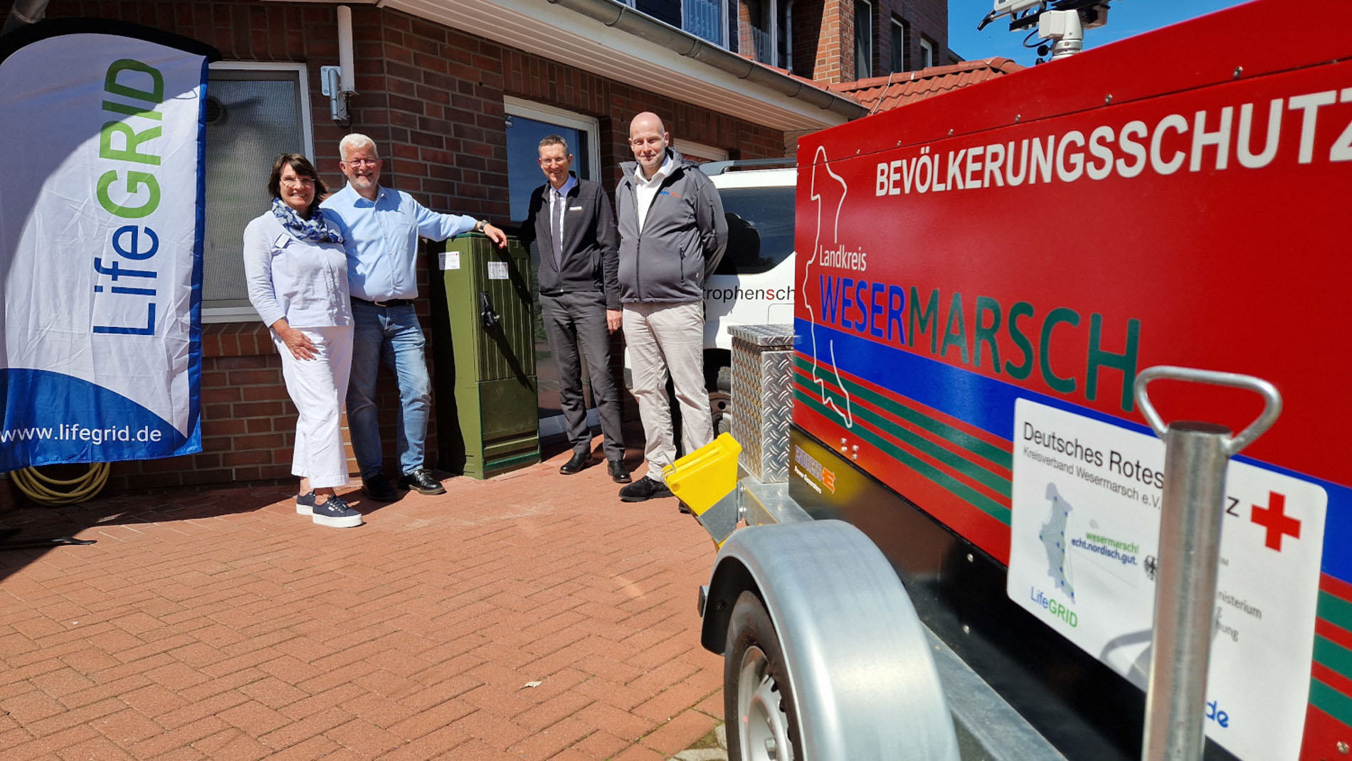 Einbau von Notstromeinspeisepunkte in Altenpflegeeinrichtungen in der Wesermarsch